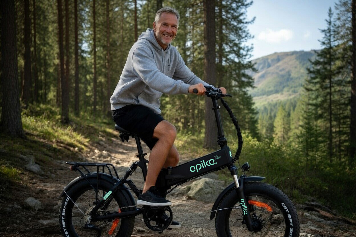 Epike V2 fatbike elétrica na praia - bicicleta elétrica para areia e todo-o-terreno slide 7